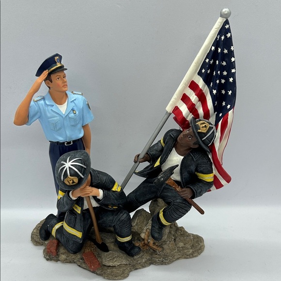 home interiors & Gifts Other - Firemen Rescue Sculpture Statue 911 Tribute  Figure "A Pocket Full of Hope"